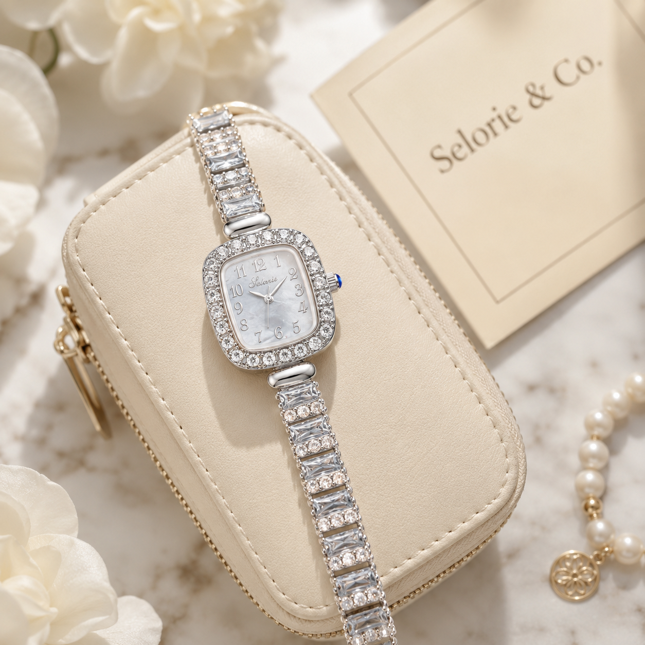 The Éclat Watch – Silver Crystal