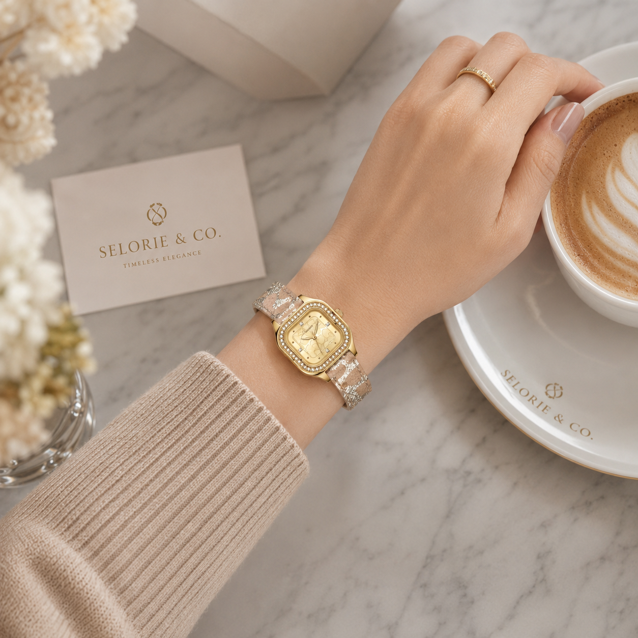 The Aurelia Watch – Champagne Gold