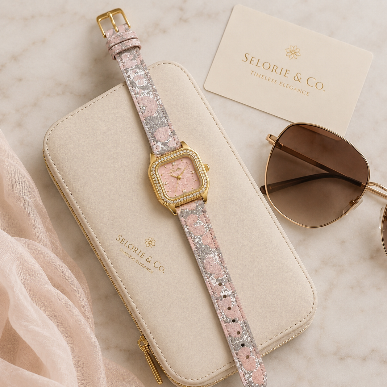 The Aurelia Watch – Blush Gold