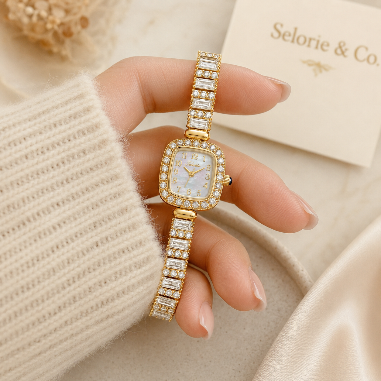 The Éclat Watch – Golden Radiance Crystal