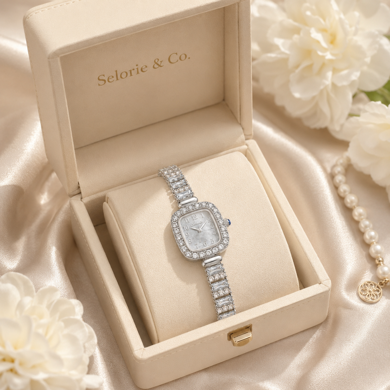 The Éclat Watch – Silver Crystal