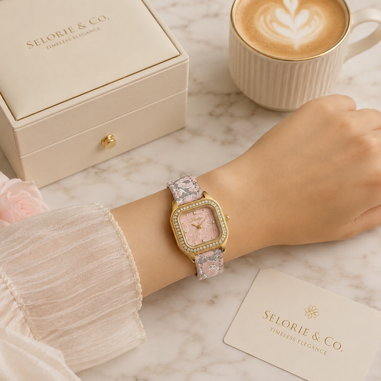 The Aurelia Watch – Blush Gold