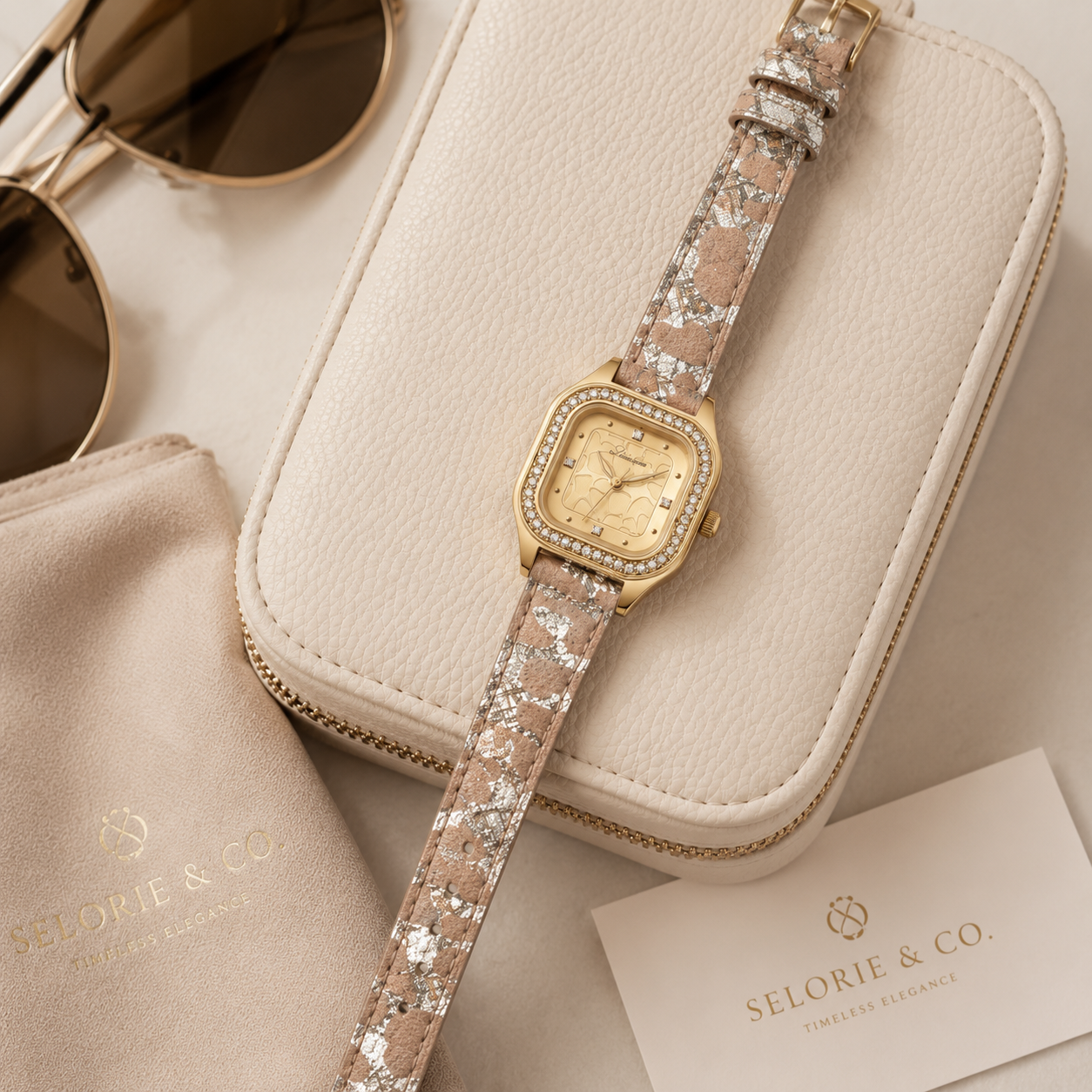 The Aurelia Watch – Champagne Gold