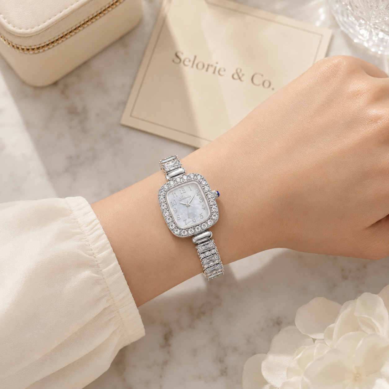 The Éclat Watch – Silver Crystal