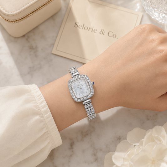 The Éclat Watch – Silver Crystal