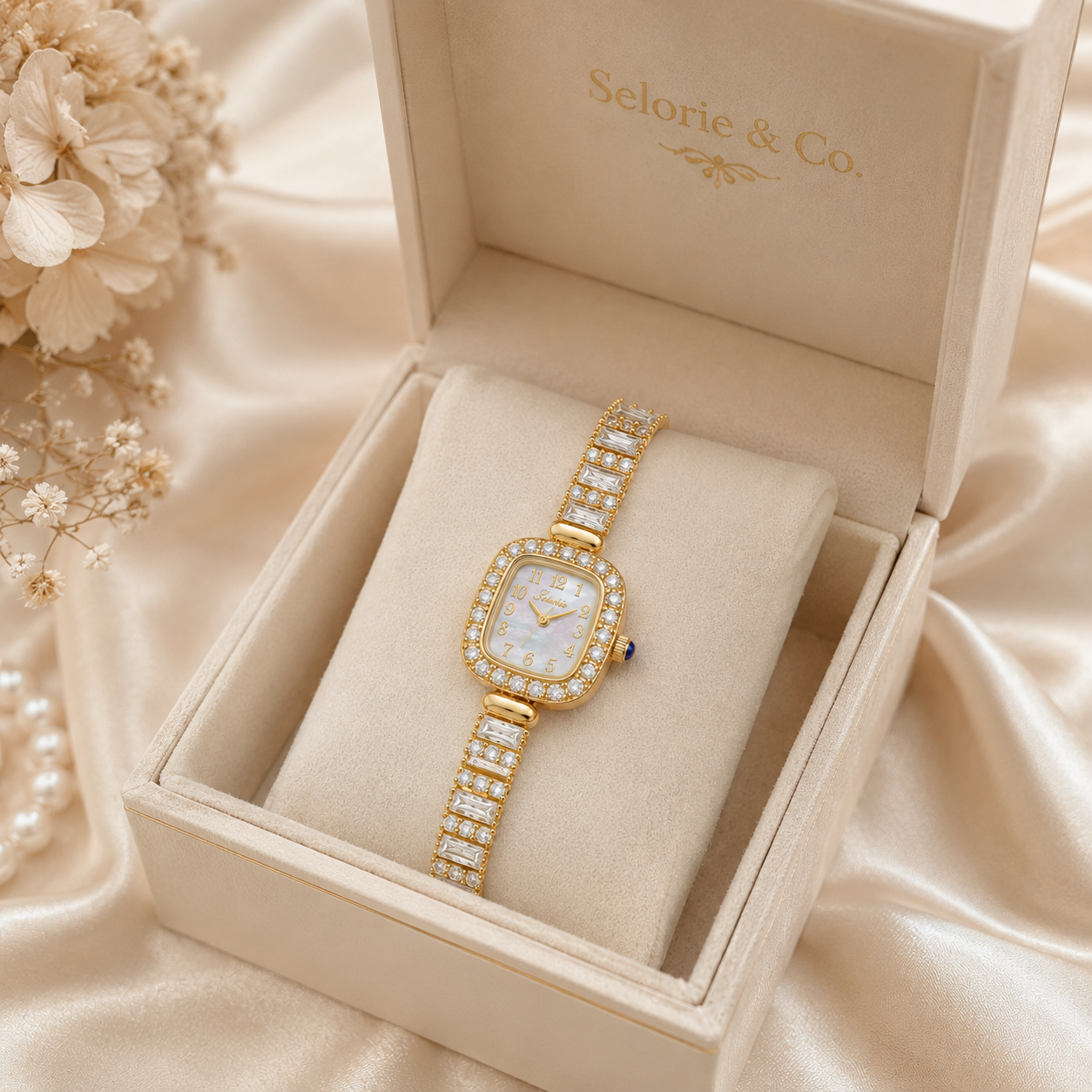 The Éclat Watch – Golden Radiance Crystal
