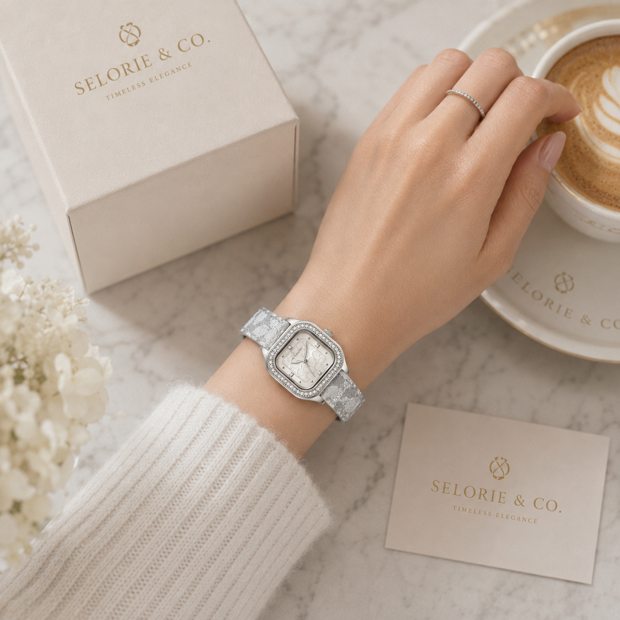The Aurelia Watch – Silver Frost