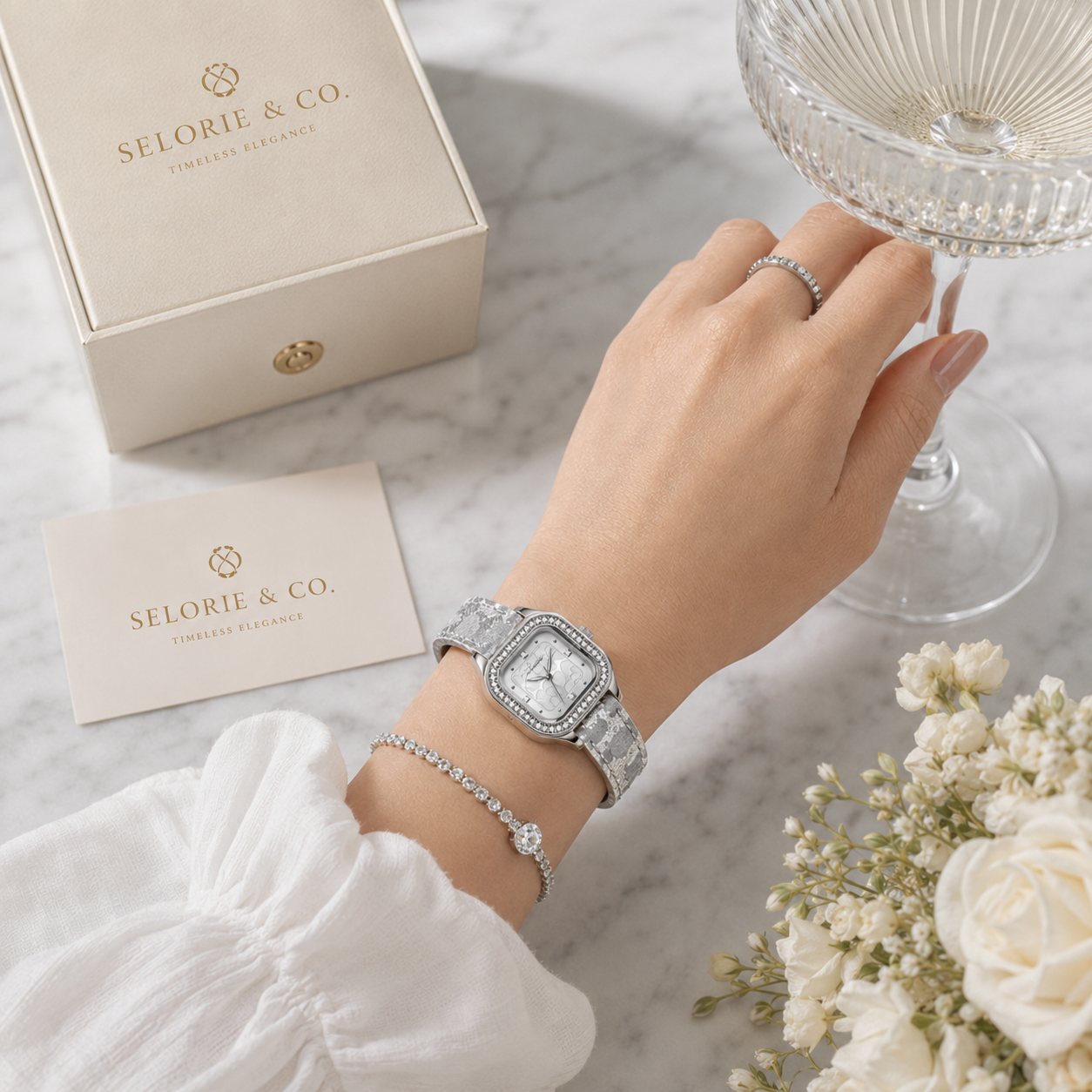 The Aurelia Watch – Silver Frost