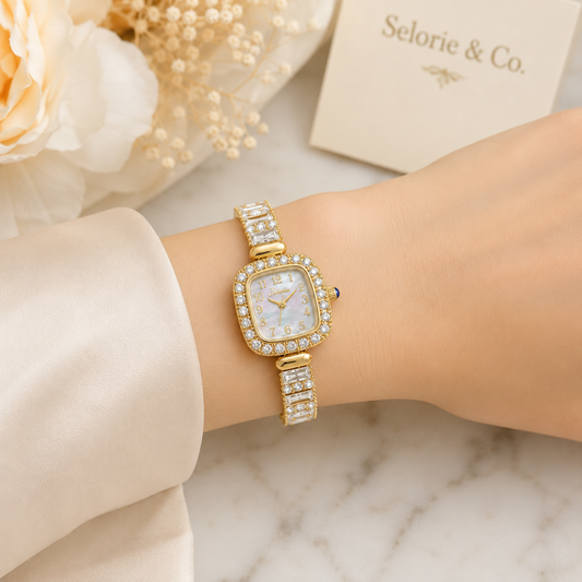 The Éclat Watch – Golden Radiance Crystal