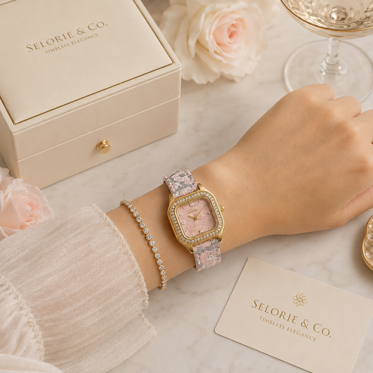 The Aurelia Watch – Blush Gold