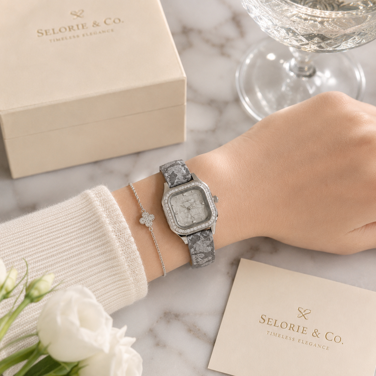 The Aurelia Watch – Silver Smoke