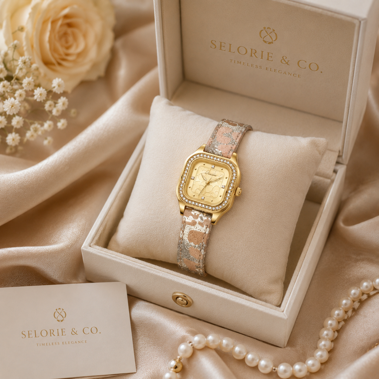 The Aurelia Watch – Champagne Gold