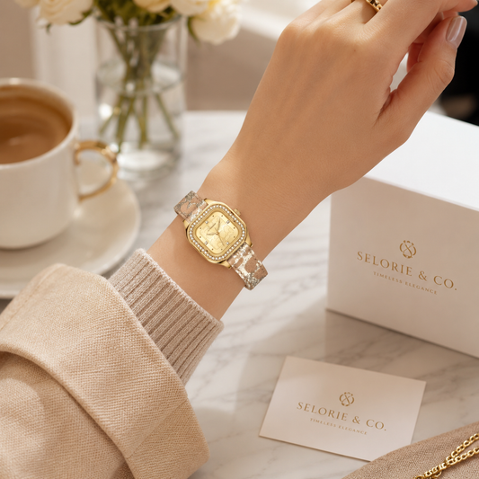 The Aurelia Watch – Champagne Gold